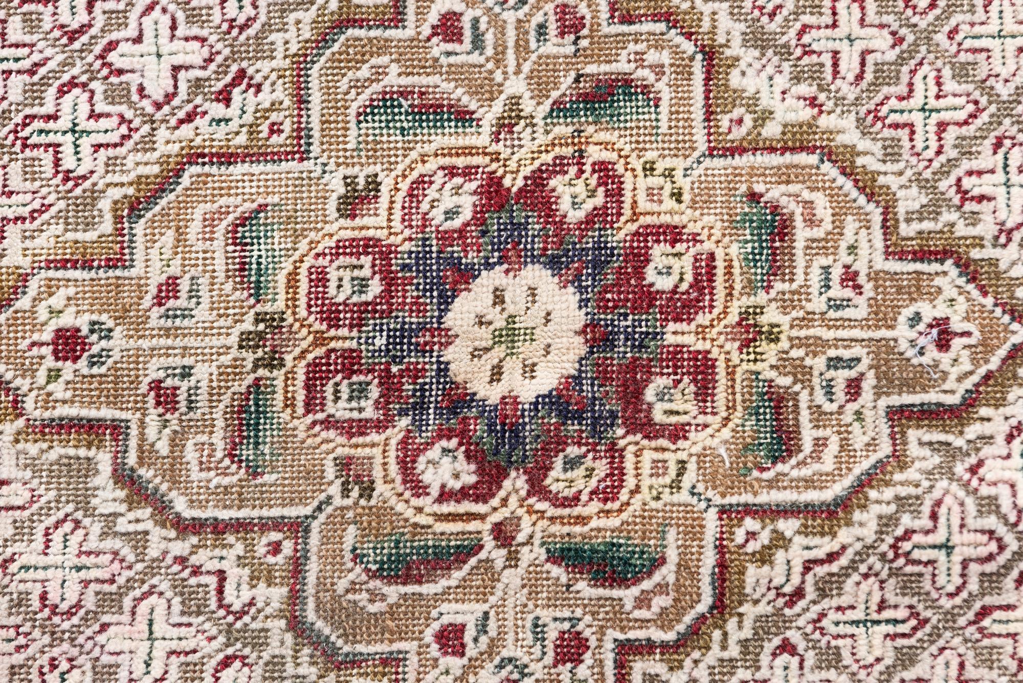 6' 1 x 9' 8 Hand Knotted Ultra Vintage Persian Wool Rug