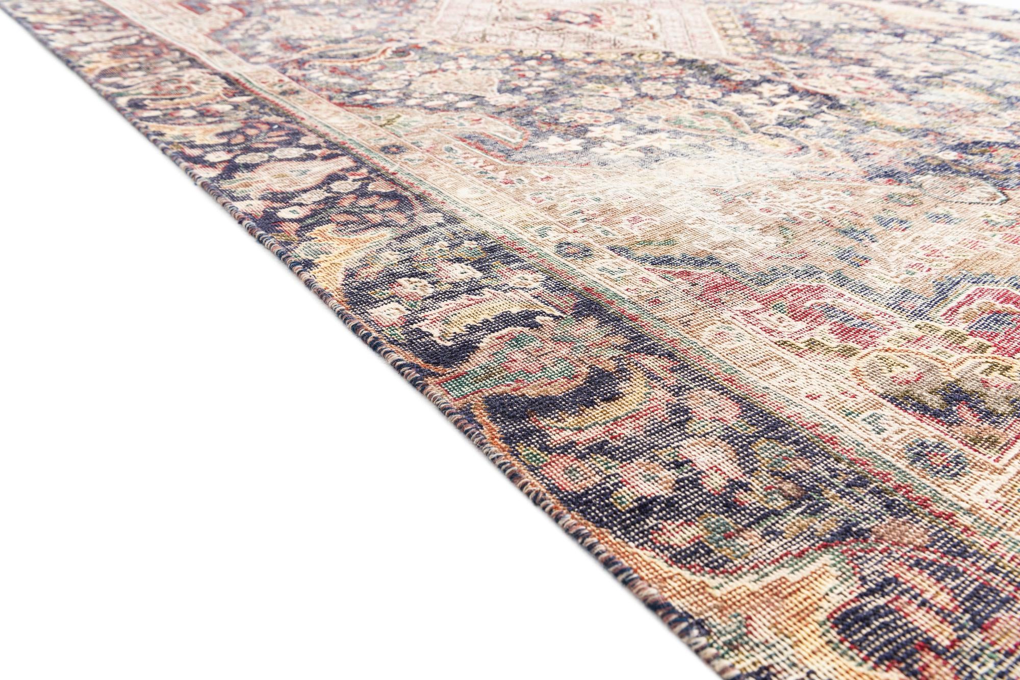 6' 1 x 9' 8 Hand Knotted Ultra Vintage Persian Wool Rug