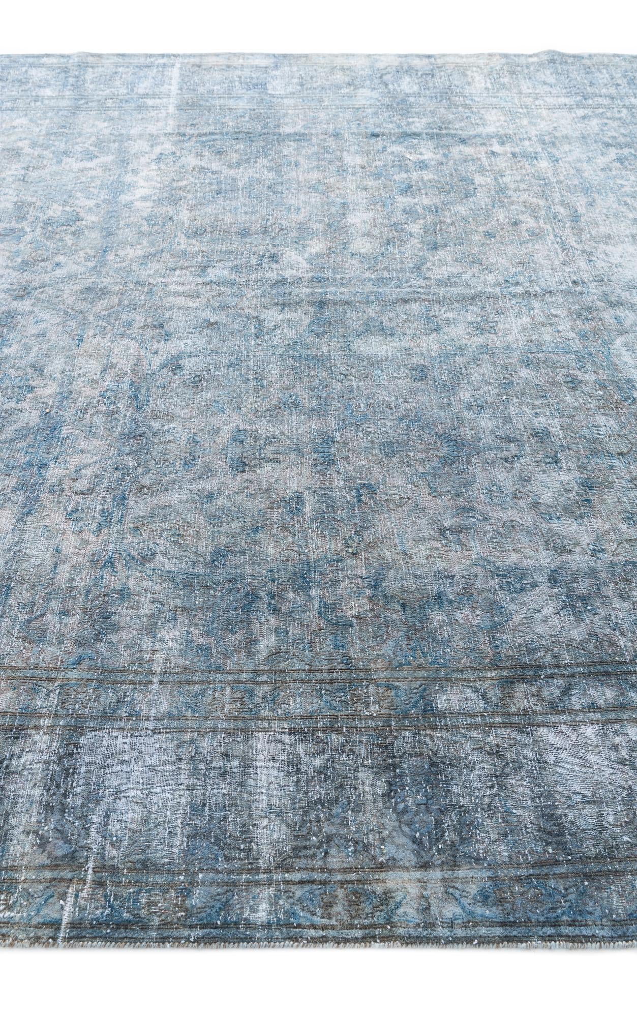 9' 8 x 13' 2 Hand Knotted Ultra Vintage Persian Wool Rug