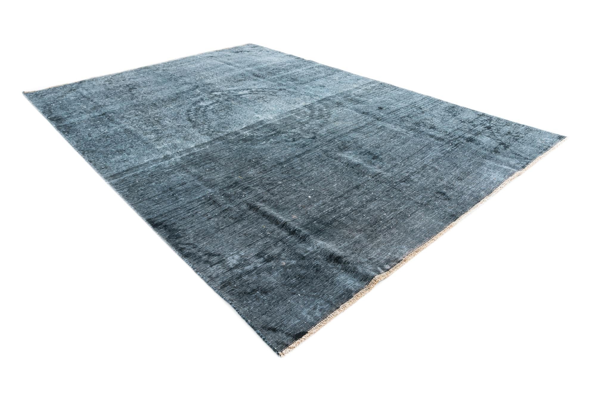 6' 7 x 9' 3 Hand Knotted Ultra Vintage Persian Wool Rug