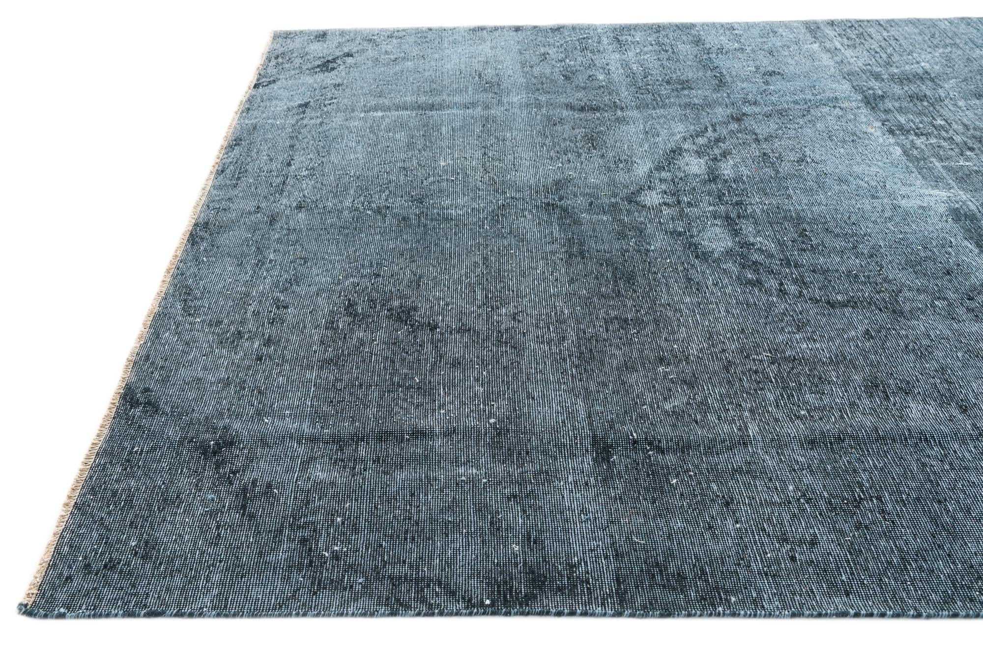 6' 7 x 9' 3 Hand Knotted Ultra Vintage Persian Wool Rug