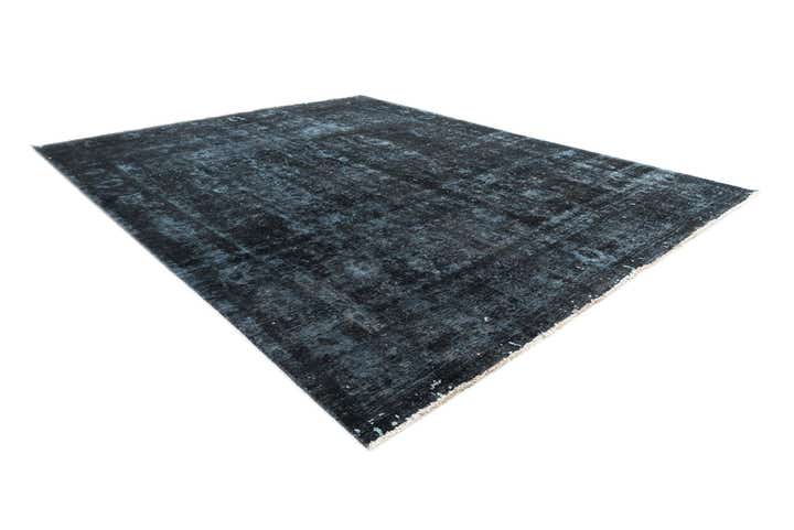 9' 8 x 12' Hand Knotted Ultra Vintage Persian Wool Rug