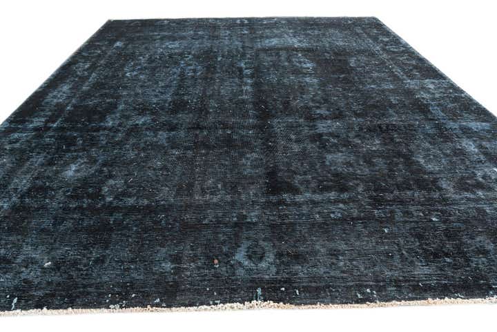 9' 8 x 12' Hand Knotted Ultra Vintage Persian Wool Rug