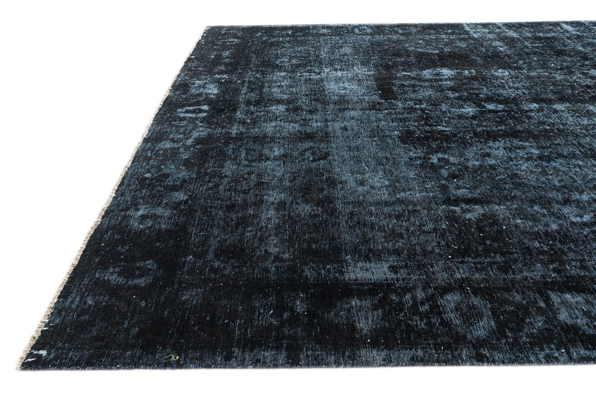9' 8 x 12' Hand Knotted Ultra Vintage Persian Wool Rug