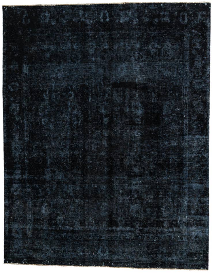Detail image of 9' 8 x 12' Hand Knotted Ultra Vintage Persian Wool Rug