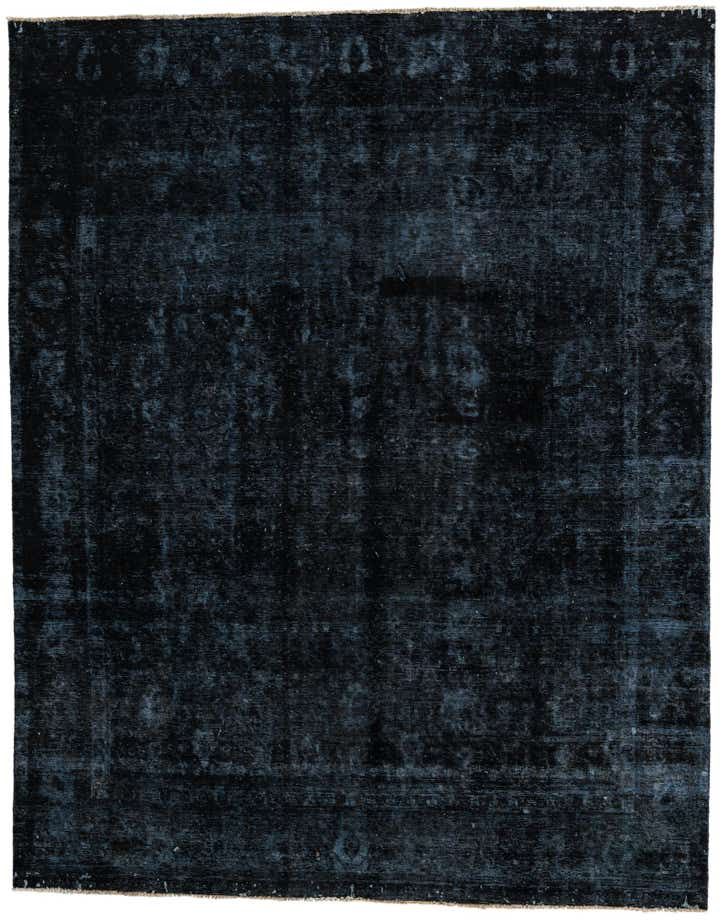 9' 8 x 12' Hand Knotted Ultra Vintage Persian Wool Rug