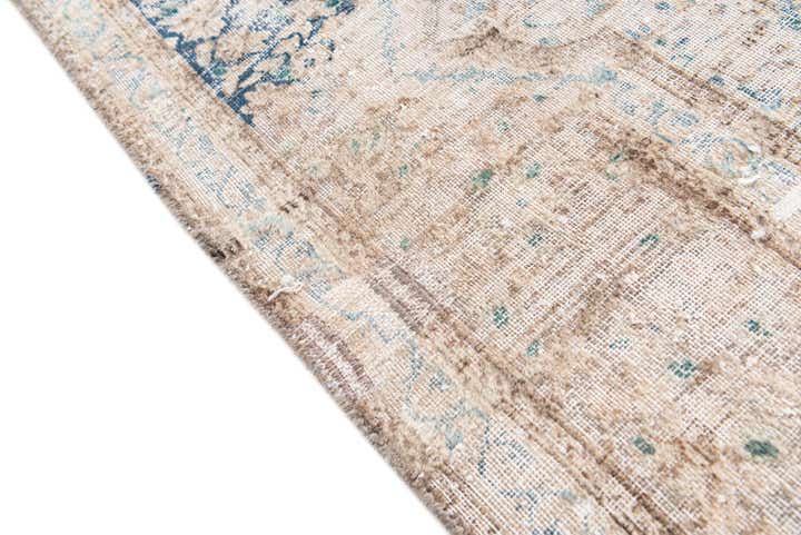 6' 4 x 9' Hand Knotted Ultra Vintage Persian Wool Rug