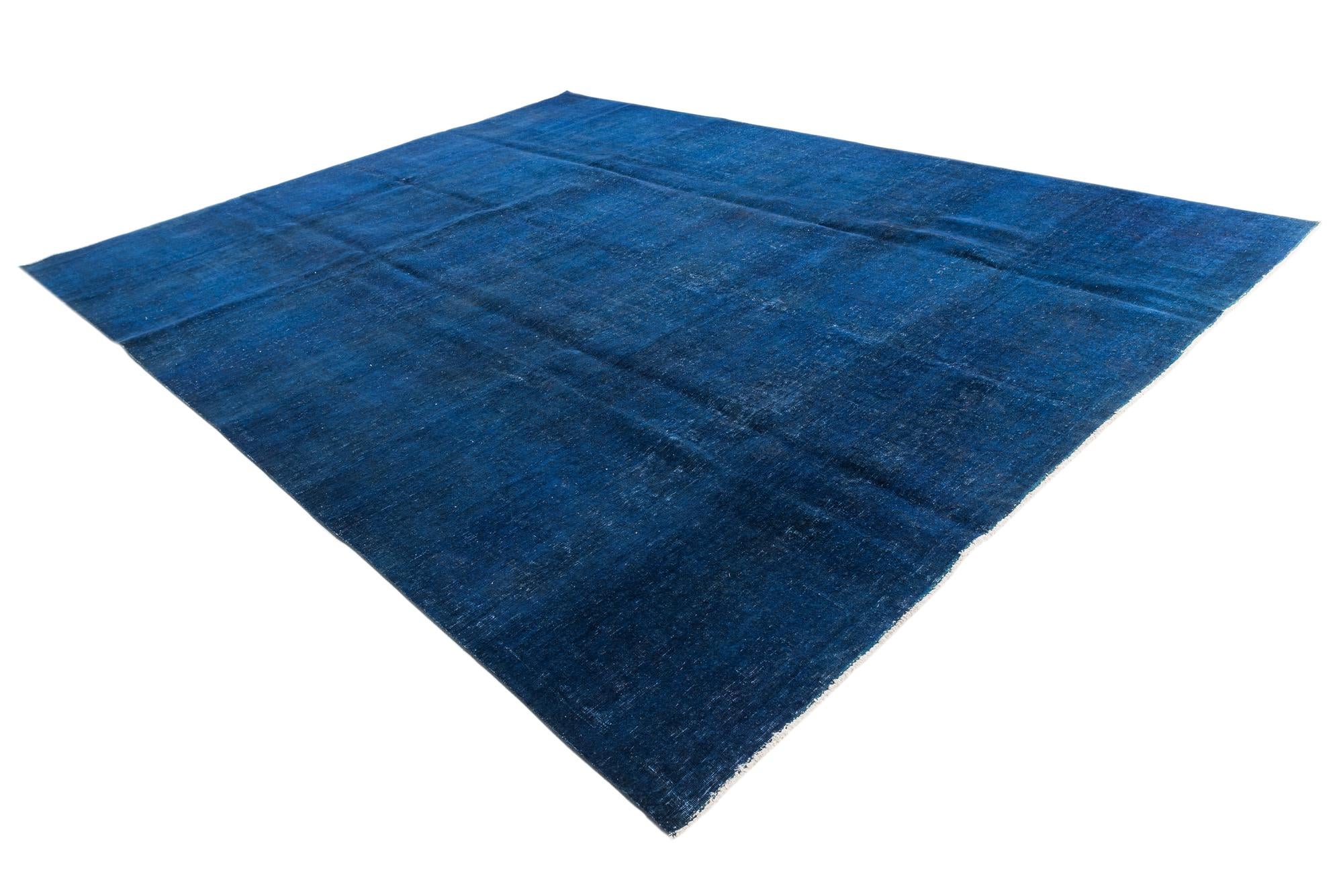 9' 6 x 12' 7 Hand Knotted Ultra Vintage Persian Wool Rug