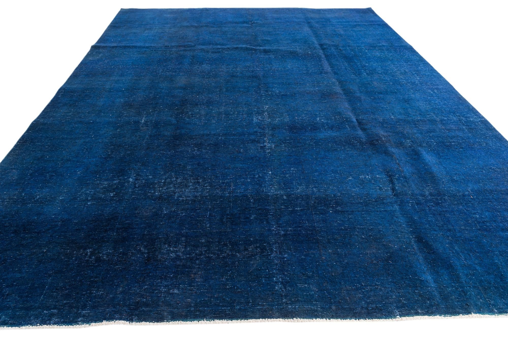 9' 6 x 12' 7 Hand Knotted Ultra Vintage Persian Wool Rug