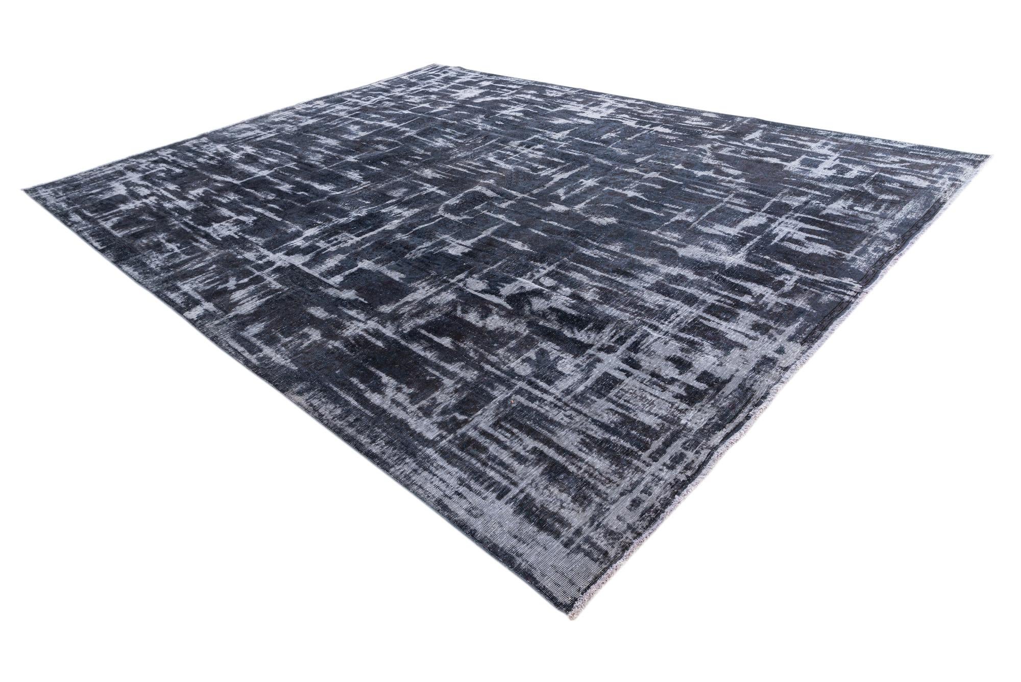 9' 6 x 12' 7 Hand Knotted Ultra Vintage Persian Wool Rug