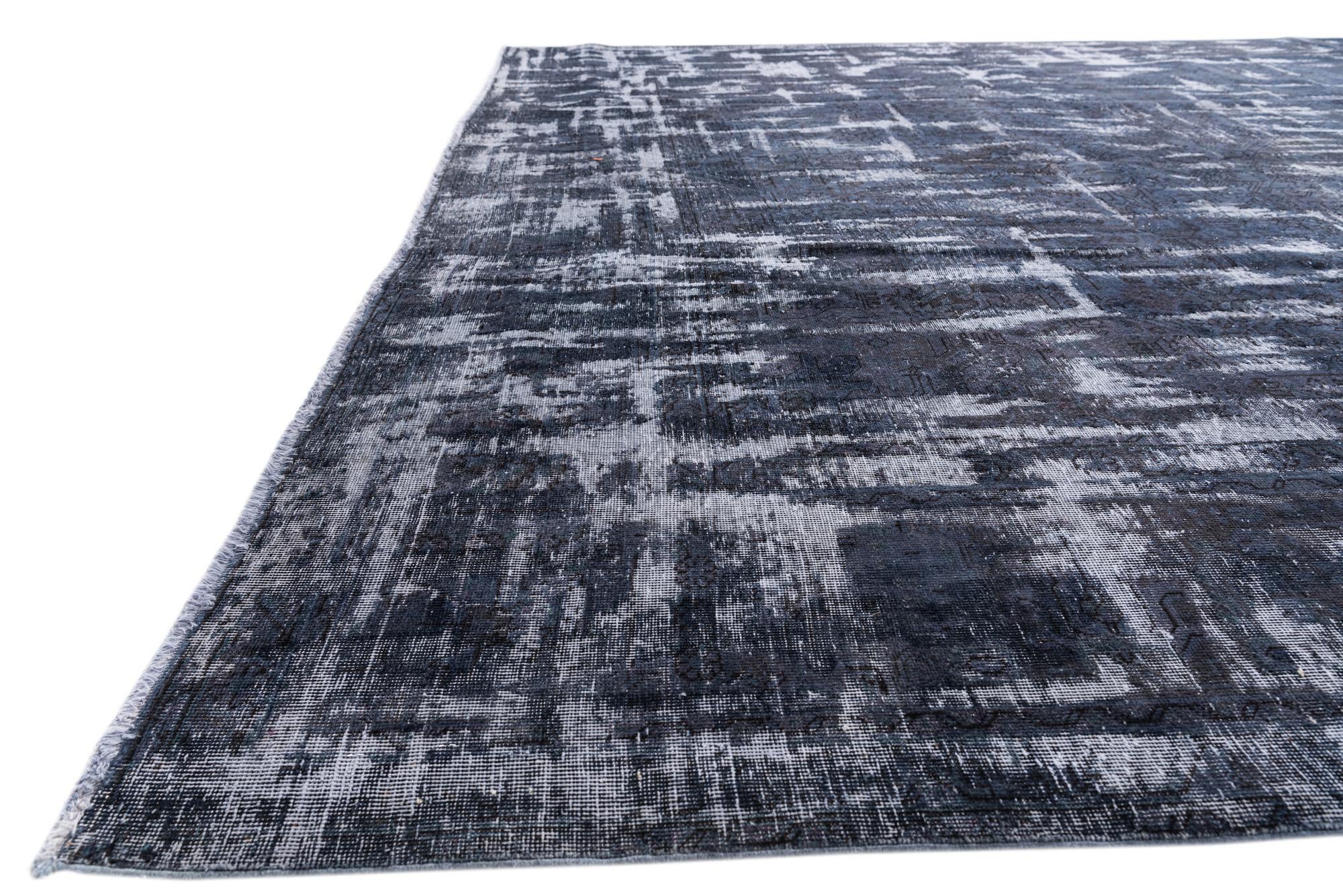 9' 6 x 12' 7 Hand Knotted Ultra Vintage Persian Wool Rug