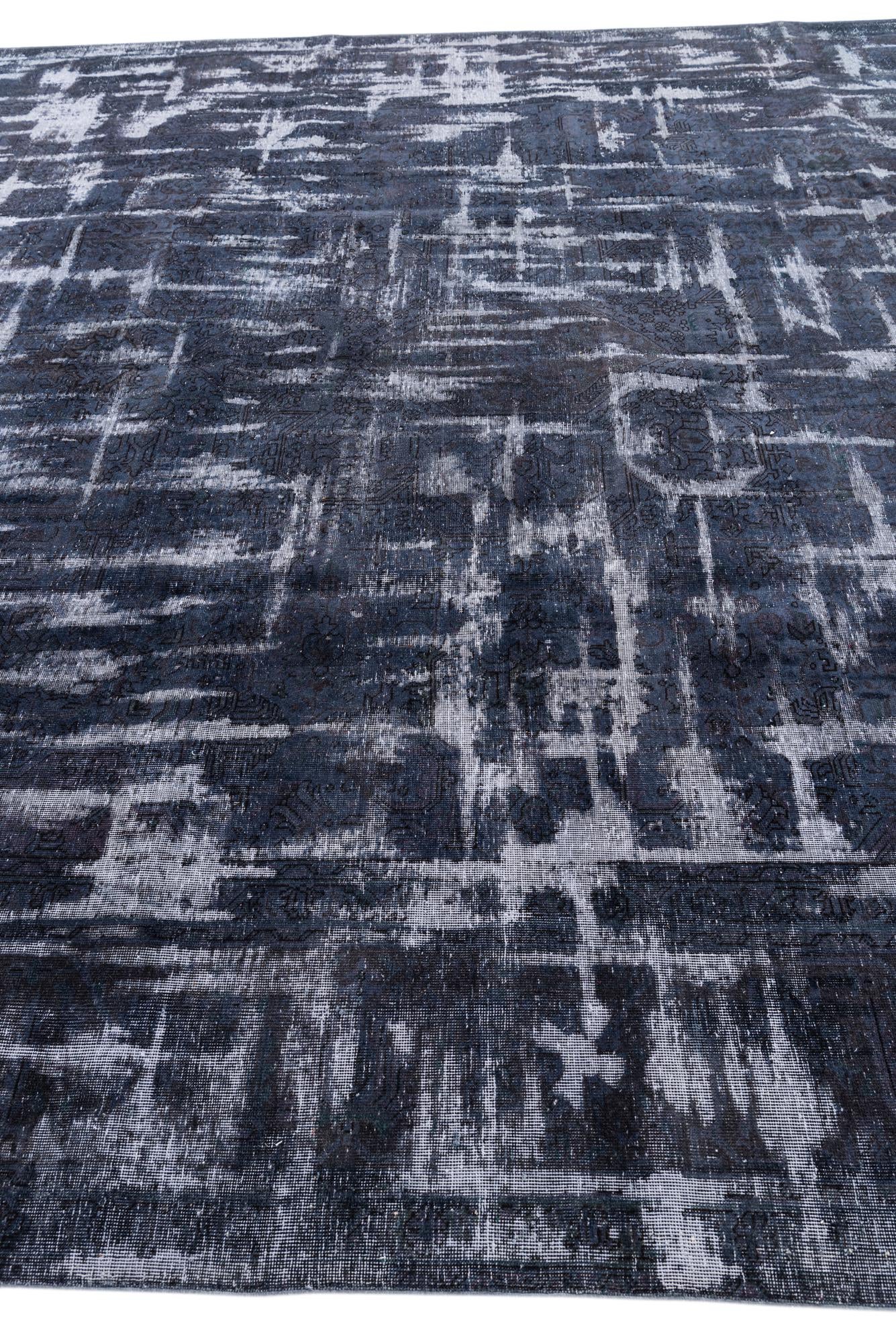 9' 6 x 12' 7 Hand Knotted Ultra Vintage Persian Wool Rug