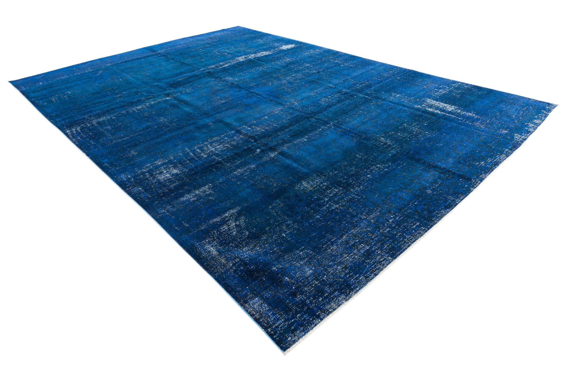 9' 2 x 13' Hand Knotted Ultra Vintage Persian Wool Rug