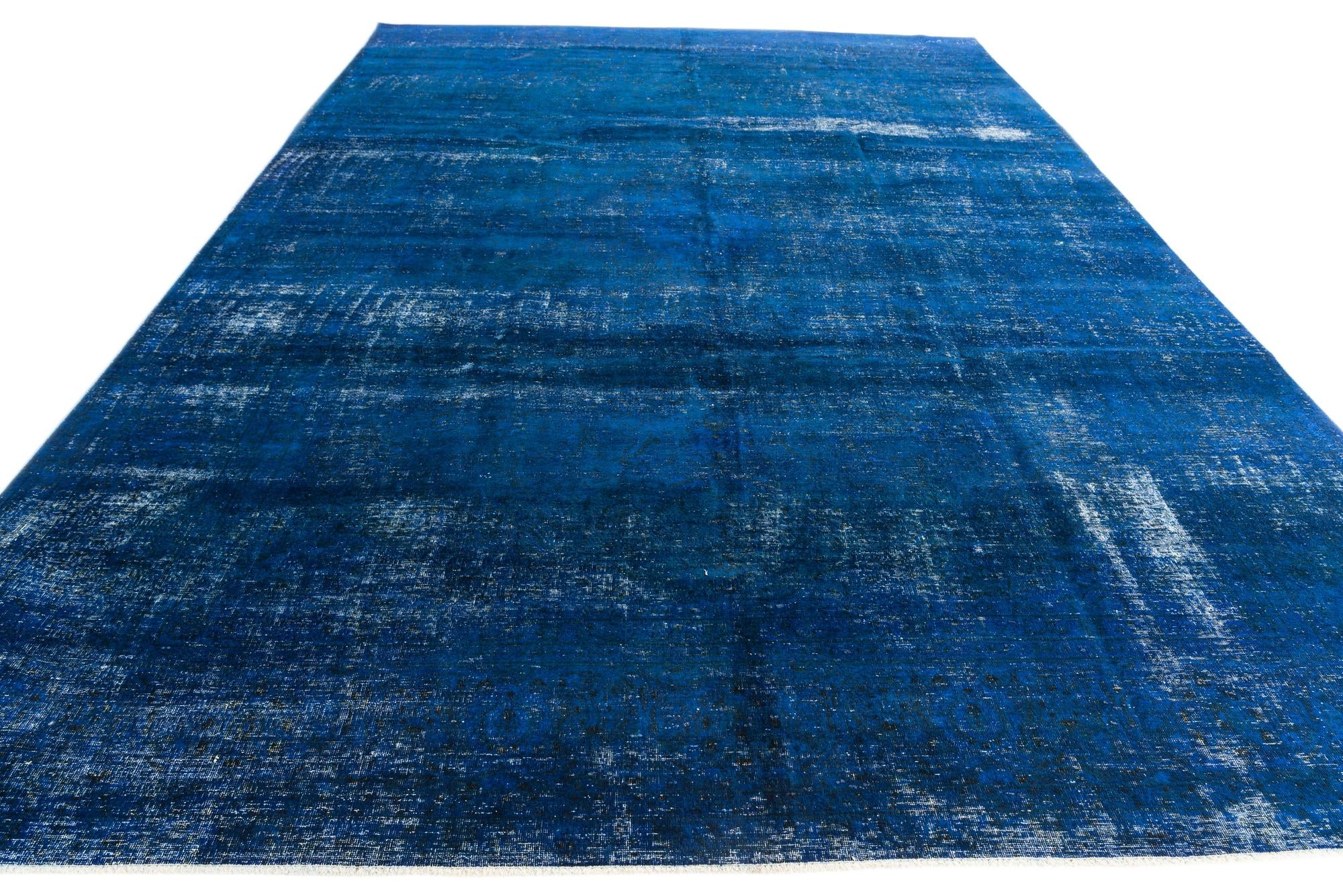 9' 2 x 13' Hand Knotted Ultra Vintage Persian Wool Rug