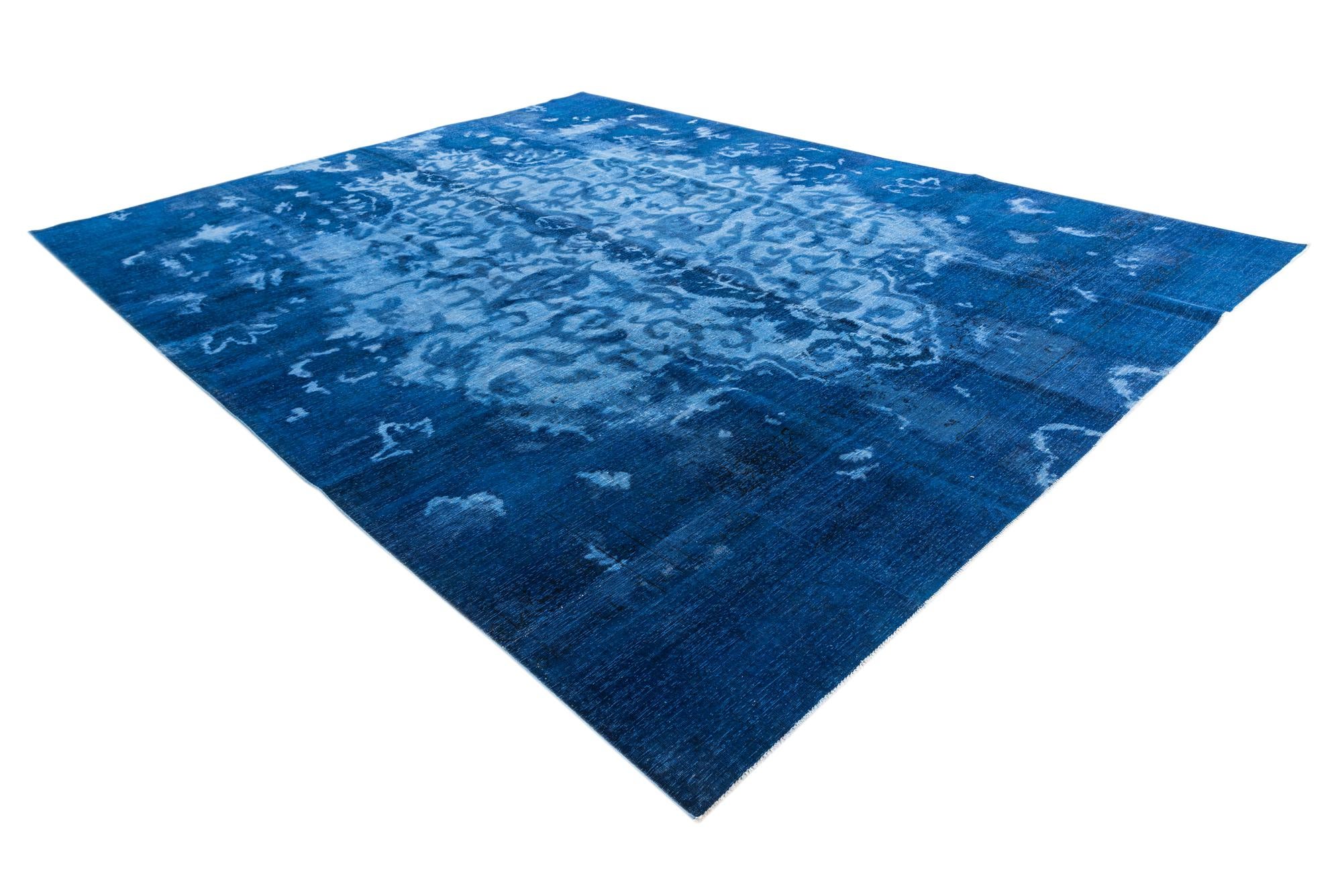 9' 6 x 12' 2 Hand Knotted Ultra Vintage Persian Wool Rug