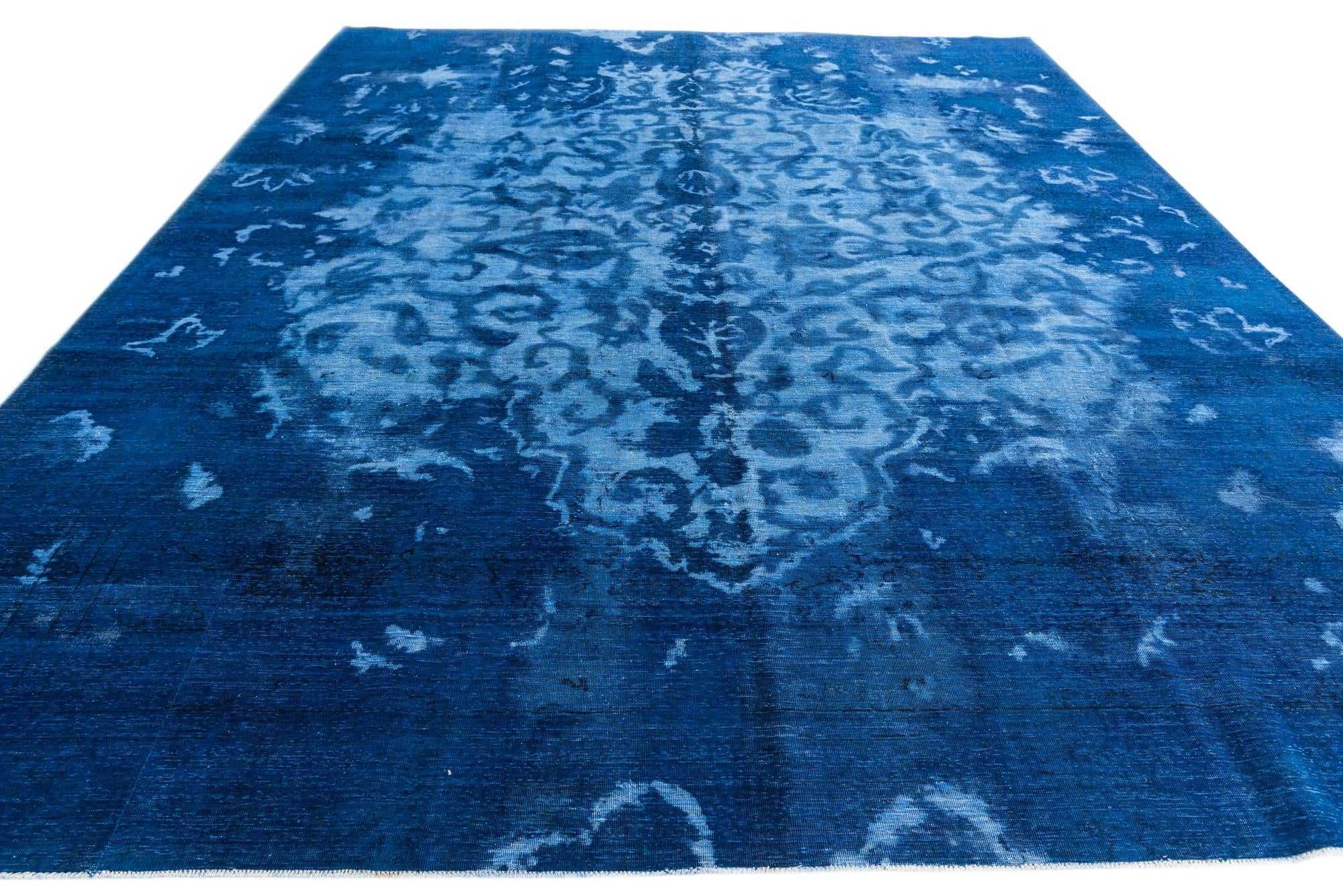 9' 6 x 12' 2 Hand Knotted Ultra Vintage Persian Wool Rug
