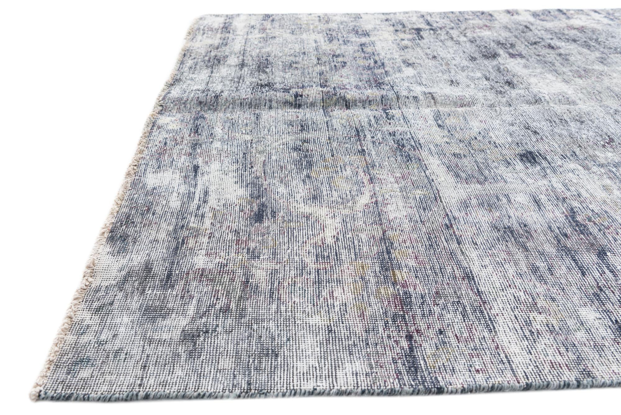 5' x 6' 5 Hand Knotted Ultra Vintage Persian Wool Rug
