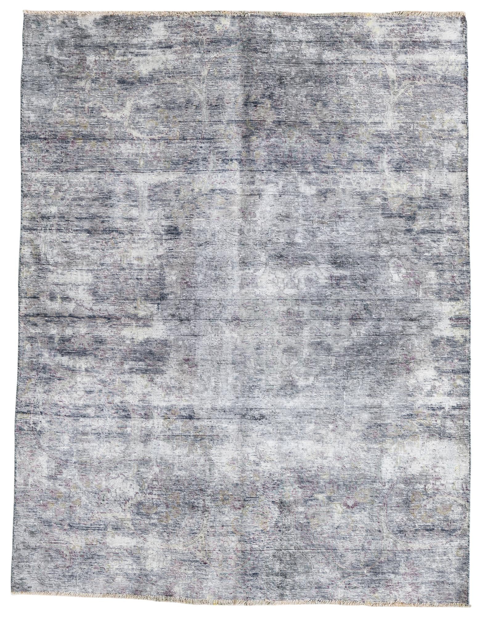 5' x 6' 5 Hand Knotted Ultra Vintage Persian Wool Rug