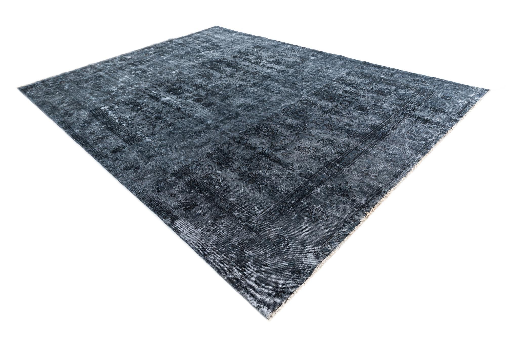 9' 5 x 12' 5 Hand Knotted Ultra Vintage Persian Wool Rug