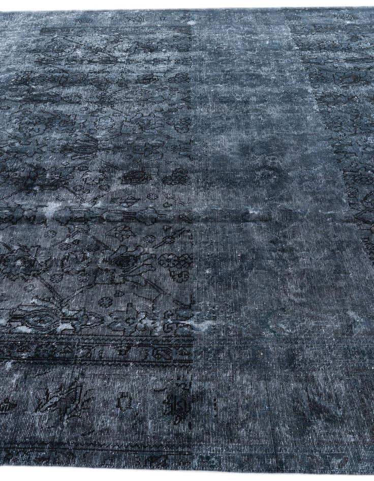 Detail image of 9' 5 x 12' 5  Hand Knotted Ultra Vintage Persian Wool Rug