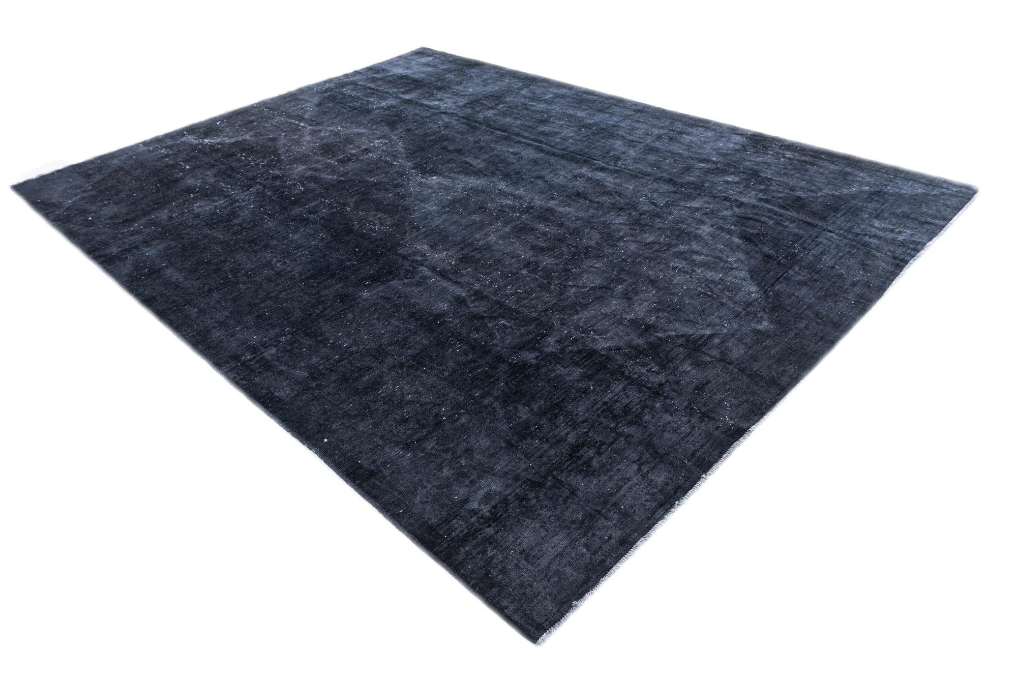 9' x 11' 8 Hand Knotted Ultra Vintage Persian Wool Rug