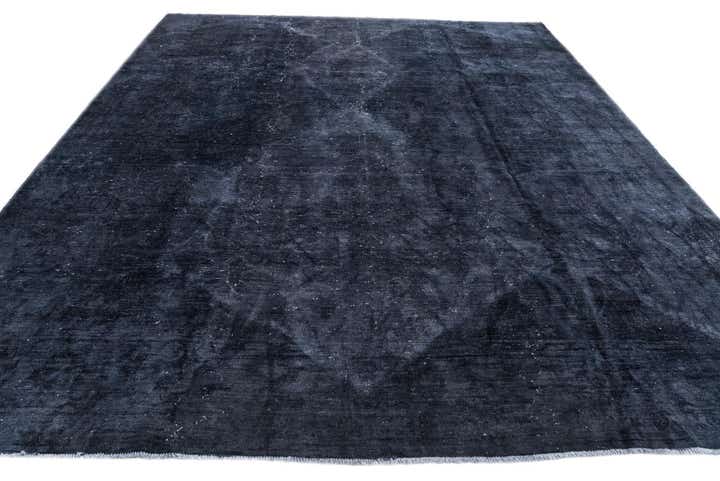 9' x 11' 8 Hand Knotted Ultra Vintage Persian Wool Rug