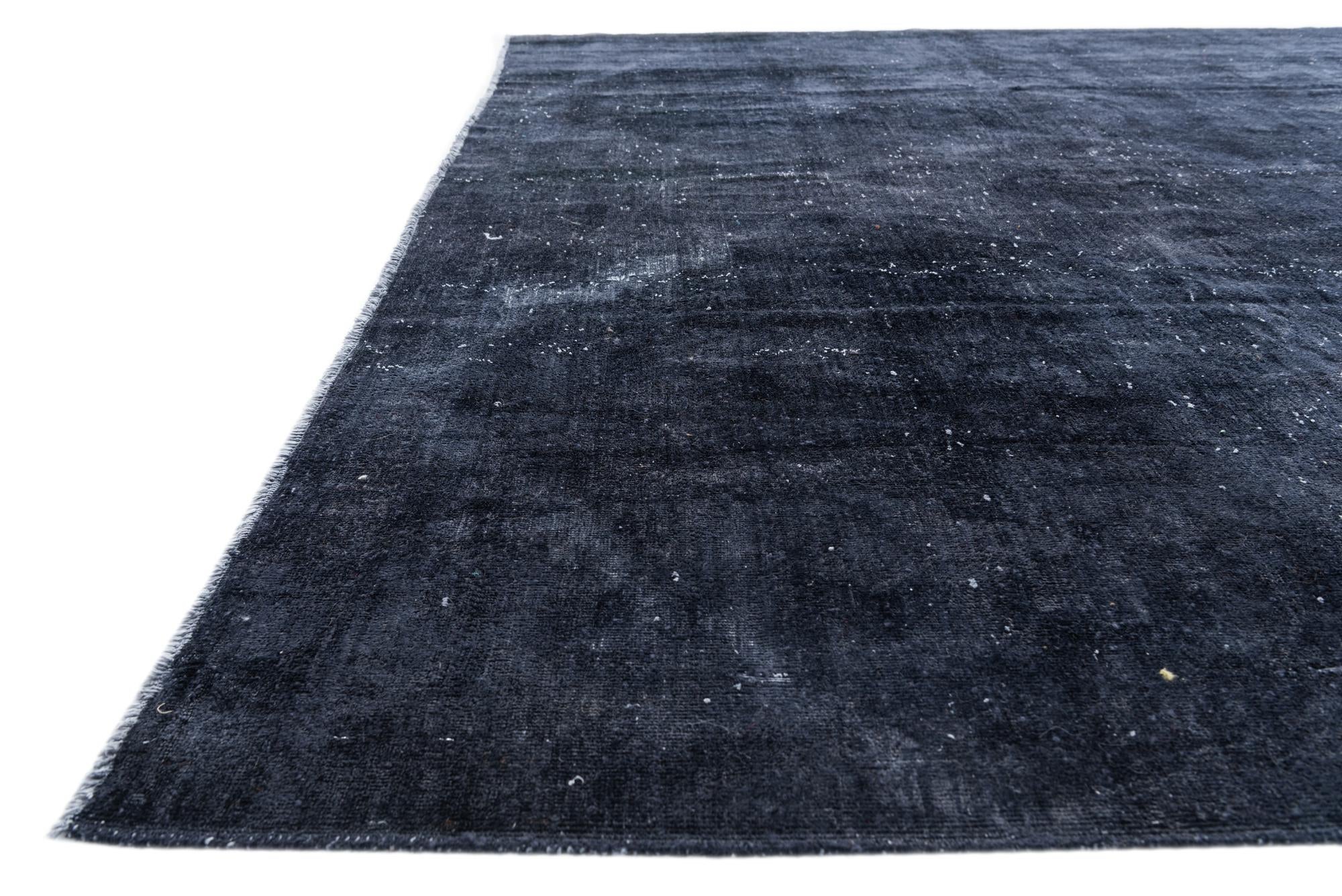 9' x 11' 8 Hand Knotted Ultra Vintage Persian Wool Rug