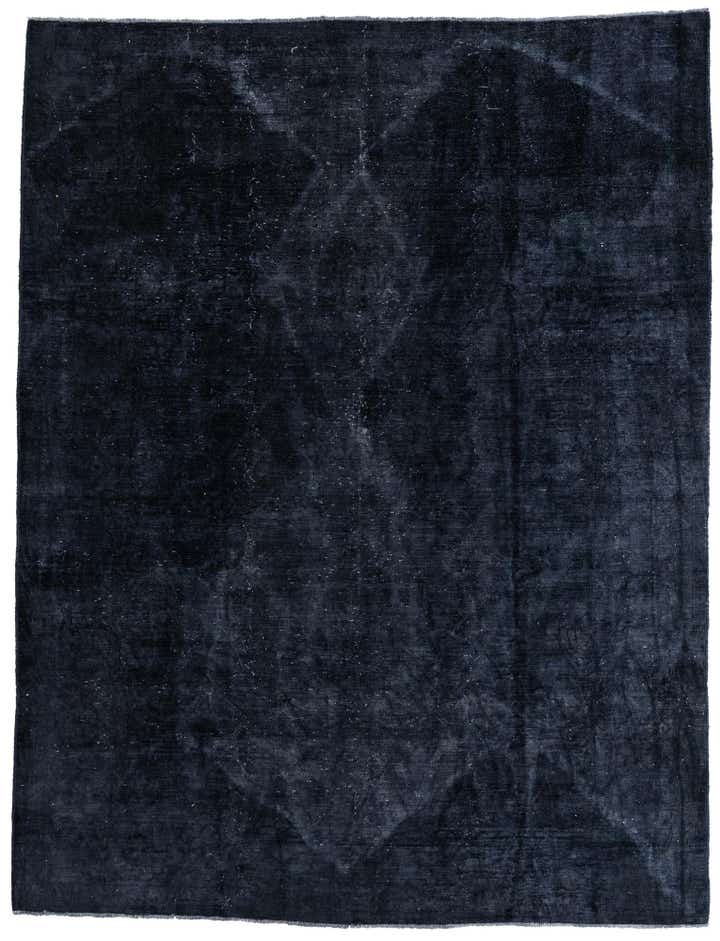 9' x 11' 8 Hand Knotted Ultra Vintage Persian Wool Rug