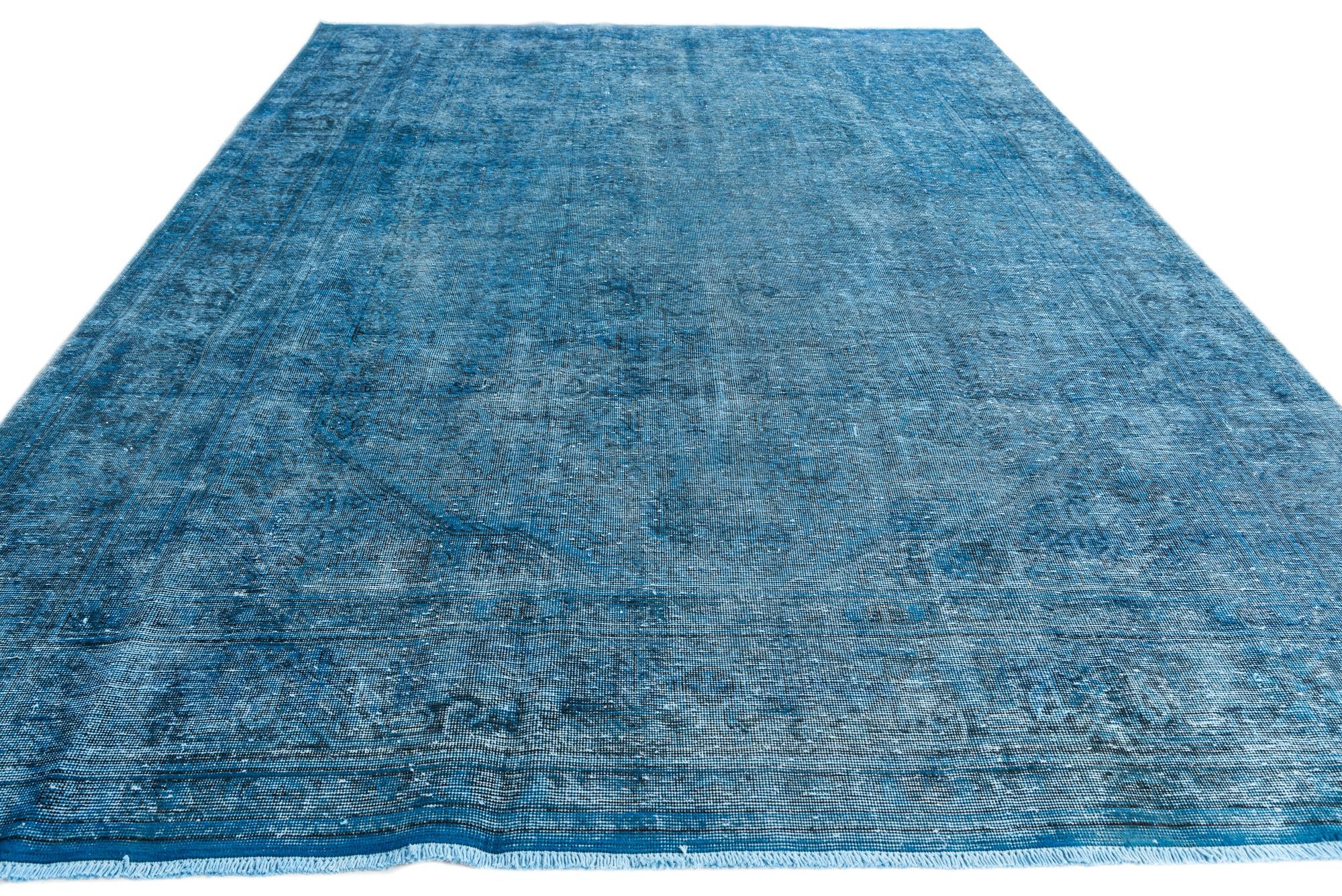 9' 1 x 12' 7 Hand Knotted Ultra Vintage Persian Wool Rug