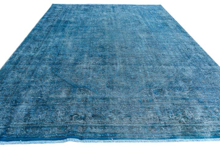 9' 1 x 12' 7 Hand Knotted Ultra Vintage Persian Wool Rug