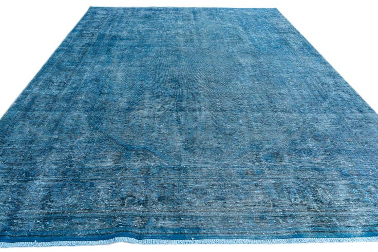 Detail image of 9' 1 x 12' 7 Hand Knotted Ultra Vintage Persian Wool Rug