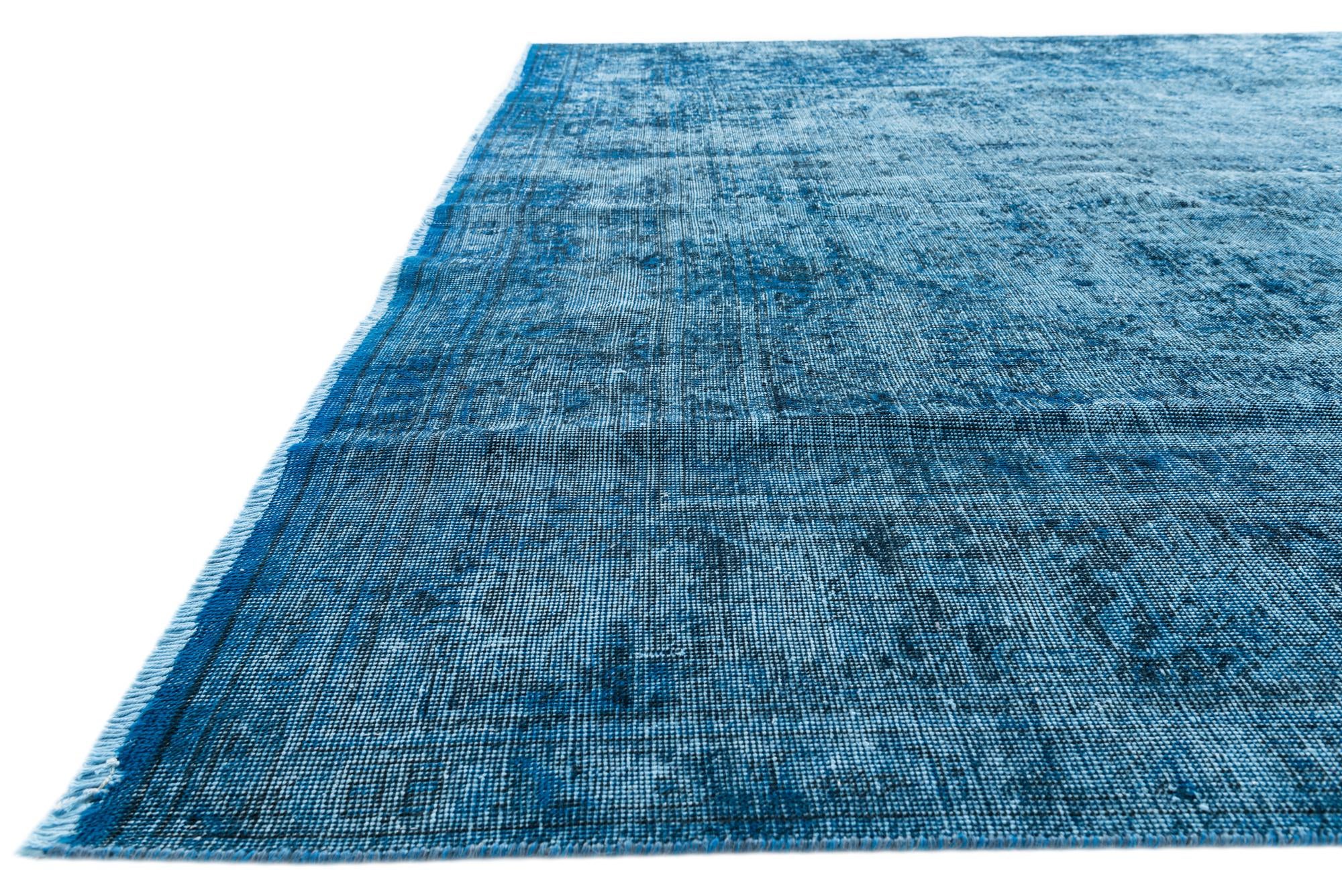 9' 1 x 12' 7 Hand Knotted Ultra Vintage Persian Wool Rug