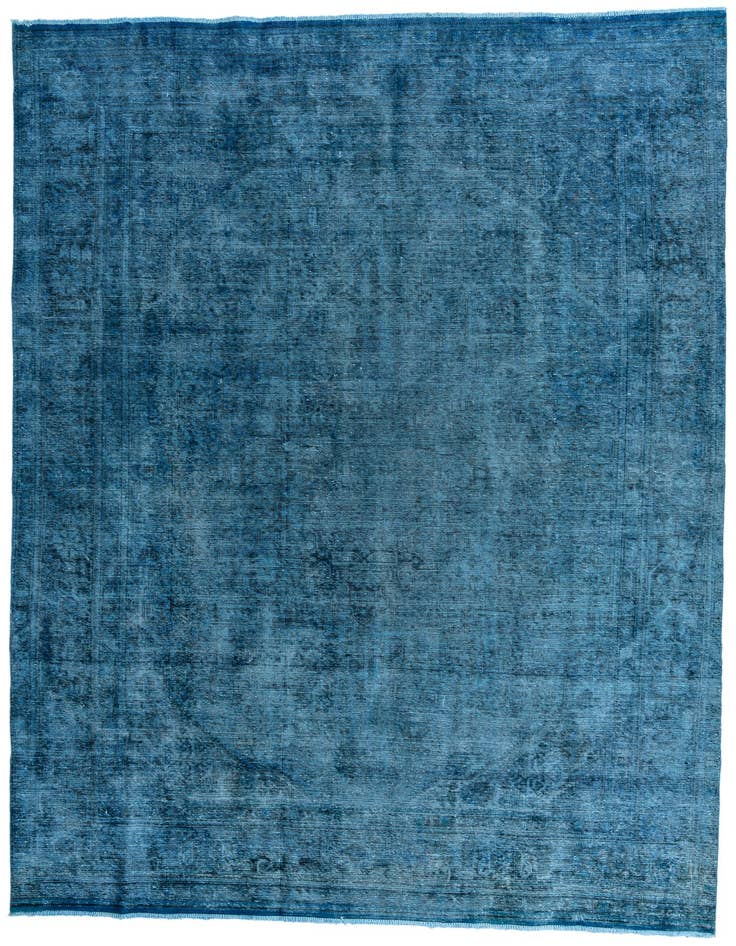 Detail image of 9' 1 x 12' 7 Hand Knotted Ultra Vintage Persian Wool Rug