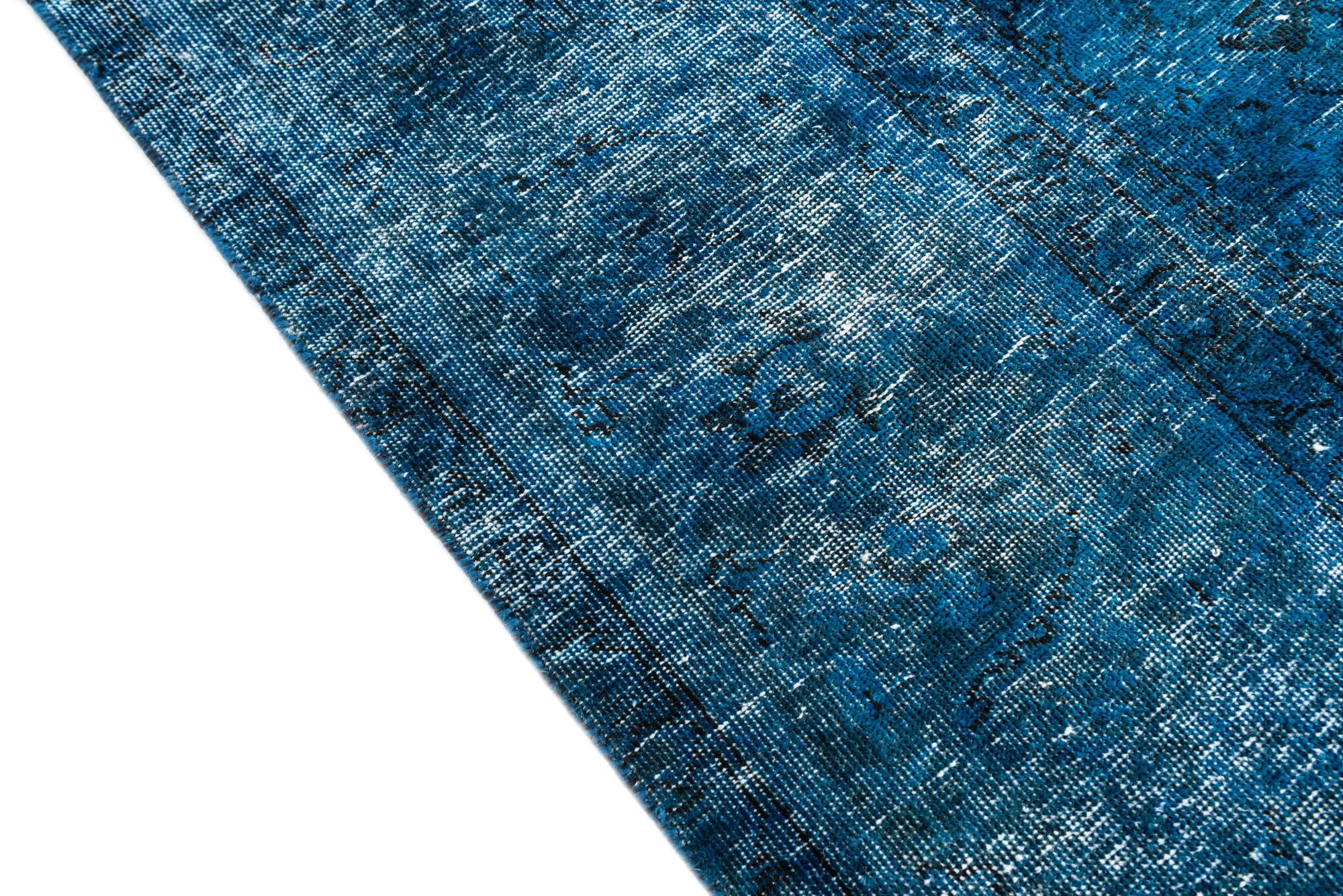 9' 10 x 13' Hand Knotted Ultra Vintage Persian Wool Rug