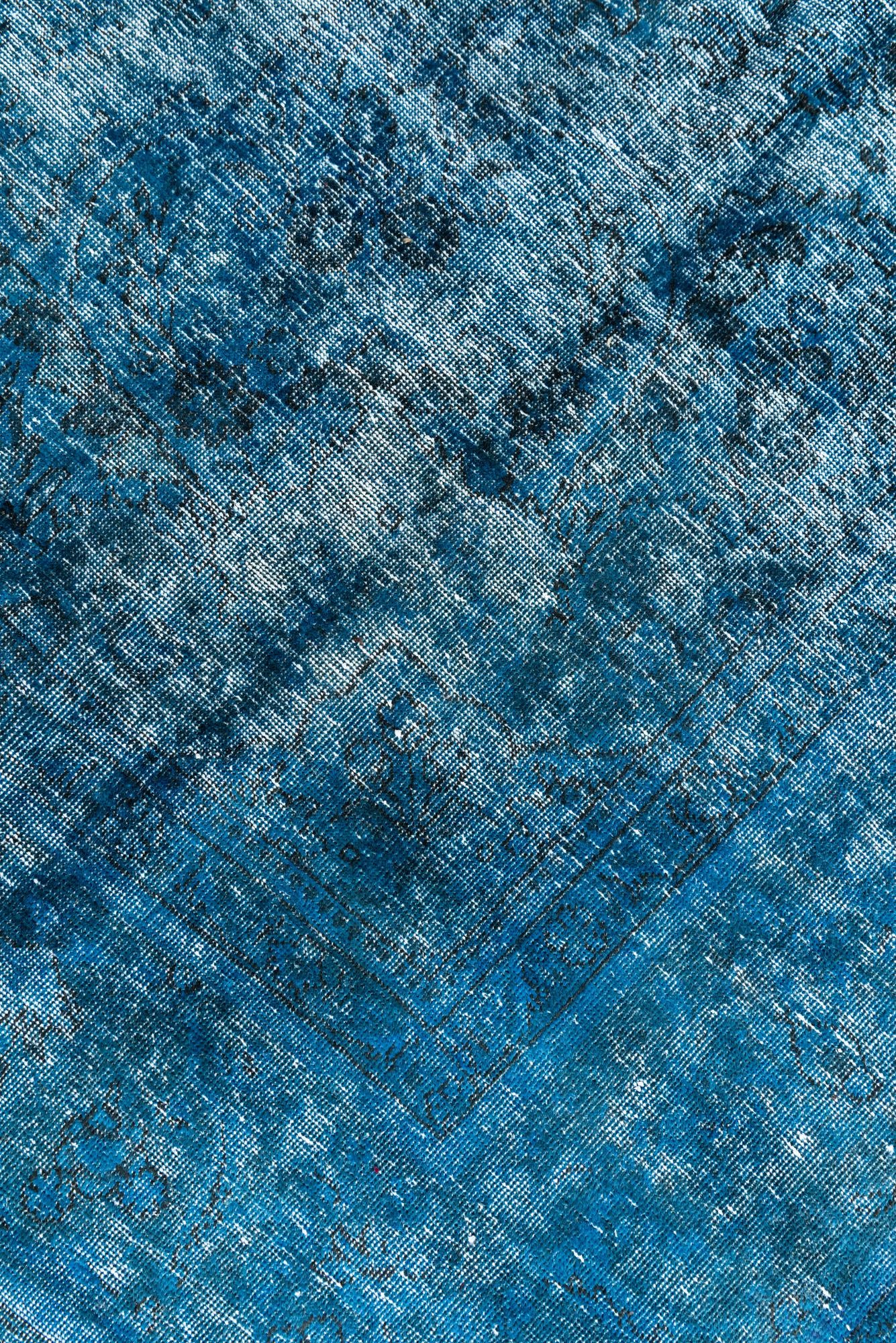 9' 10 x 13' Hand Knotted Ultra Vintage Persian Wool Rug