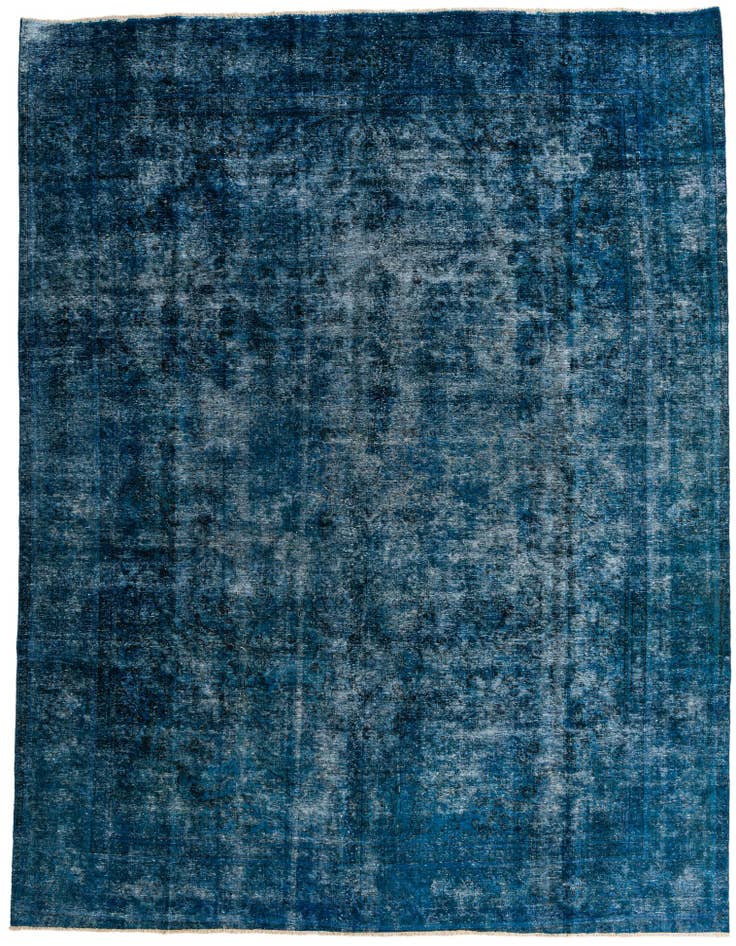 Detail image of 9' 10 x 13' Hand Knotted Ultra Vintage Persian Wool Rug