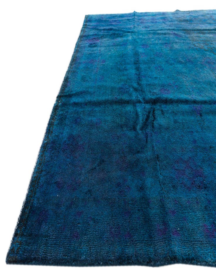 Detail image of 6' 3 x 9' 6  Hand Knotted Ultra Vintage Persian Wool Rug