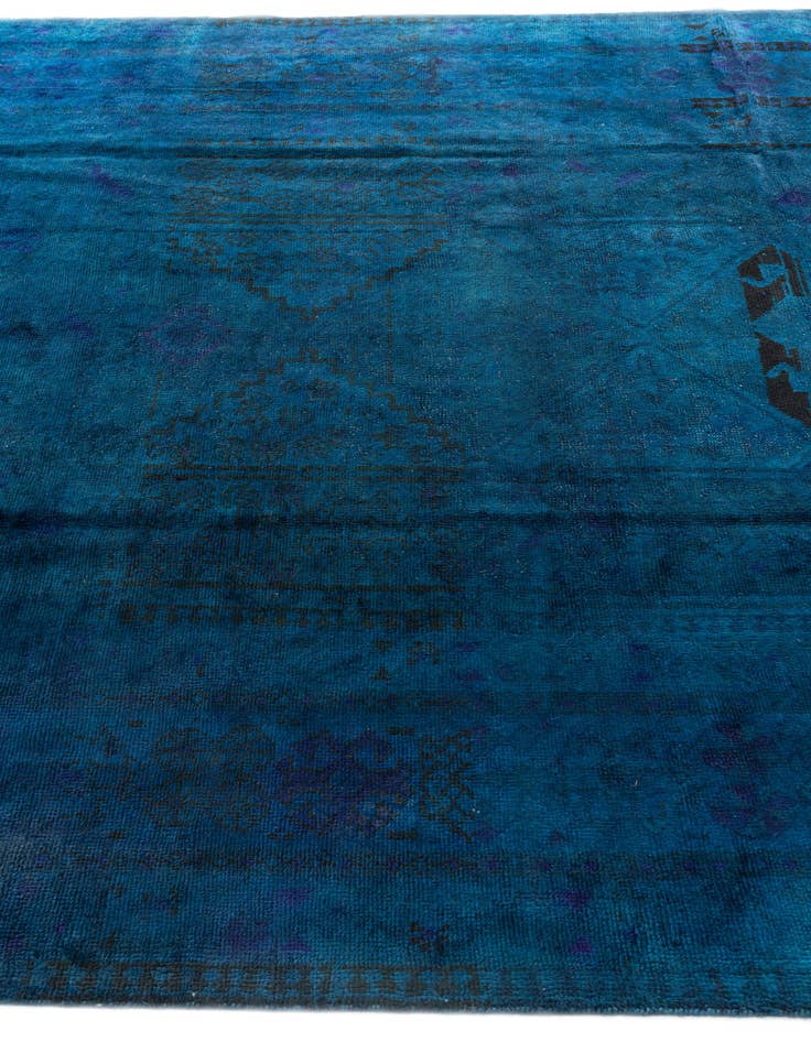 Detail image of 6' 3 x 9' 6  Hand Knotted Ultra Vintage Persian Wool Rug