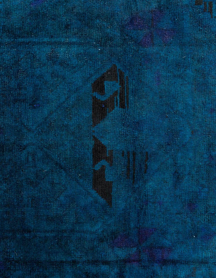 Detail image of 6' 3 x 9' 6  Hand Knotted Ultra Vintage Persian Wool Rug