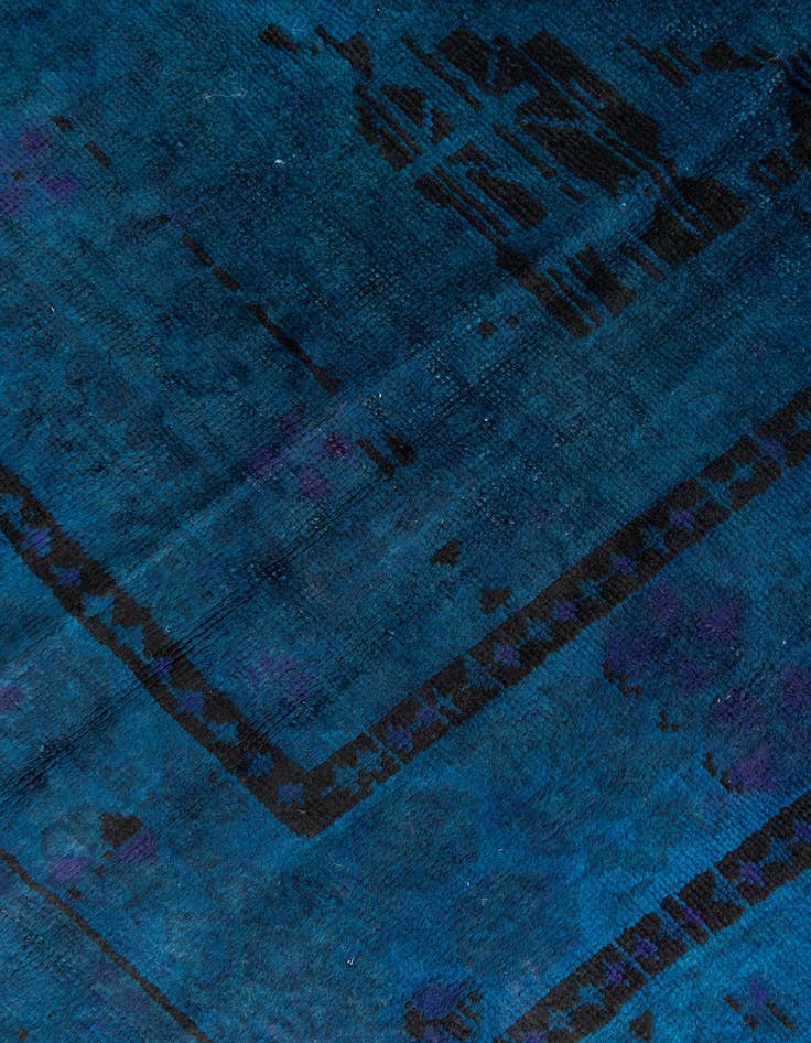 Detail image of 6' 3 x 9' 6  Hand Knotted Ultra Vintage Persian Wool Rug