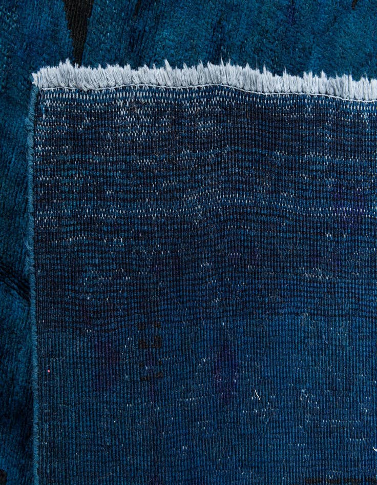 Detail image of 6' 3 x 9' 6  Hand Knotted Ultra Vintage Persian Wool Rug