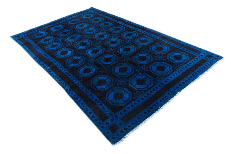 Detail image of 5' 2 x 8' 2 Hand Knotted Ultra Vintage Wool Rug