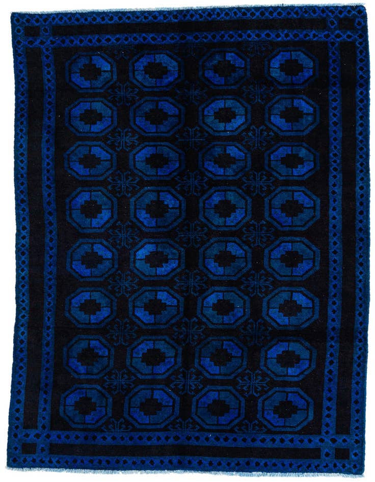 Detail image of 5' 2 x 8' 2 Hand Knotted Ultra Vintage Wool Rug