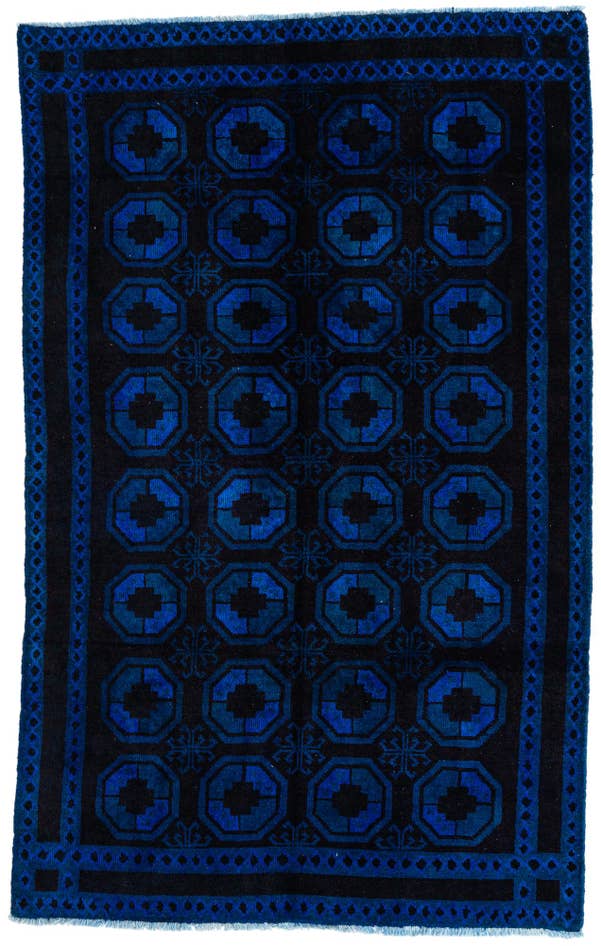 Detail image of 5' 2 x 8' 2 Hand Knotted Ultra Vintage Wool Rug