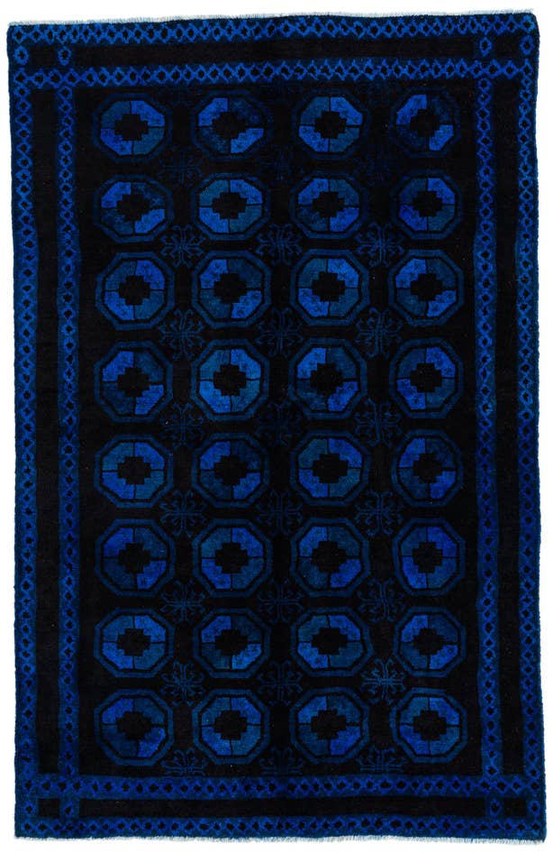 Detail image of 5' 2 x 8' Hand Knotted Ultra Vintage Wool Rug