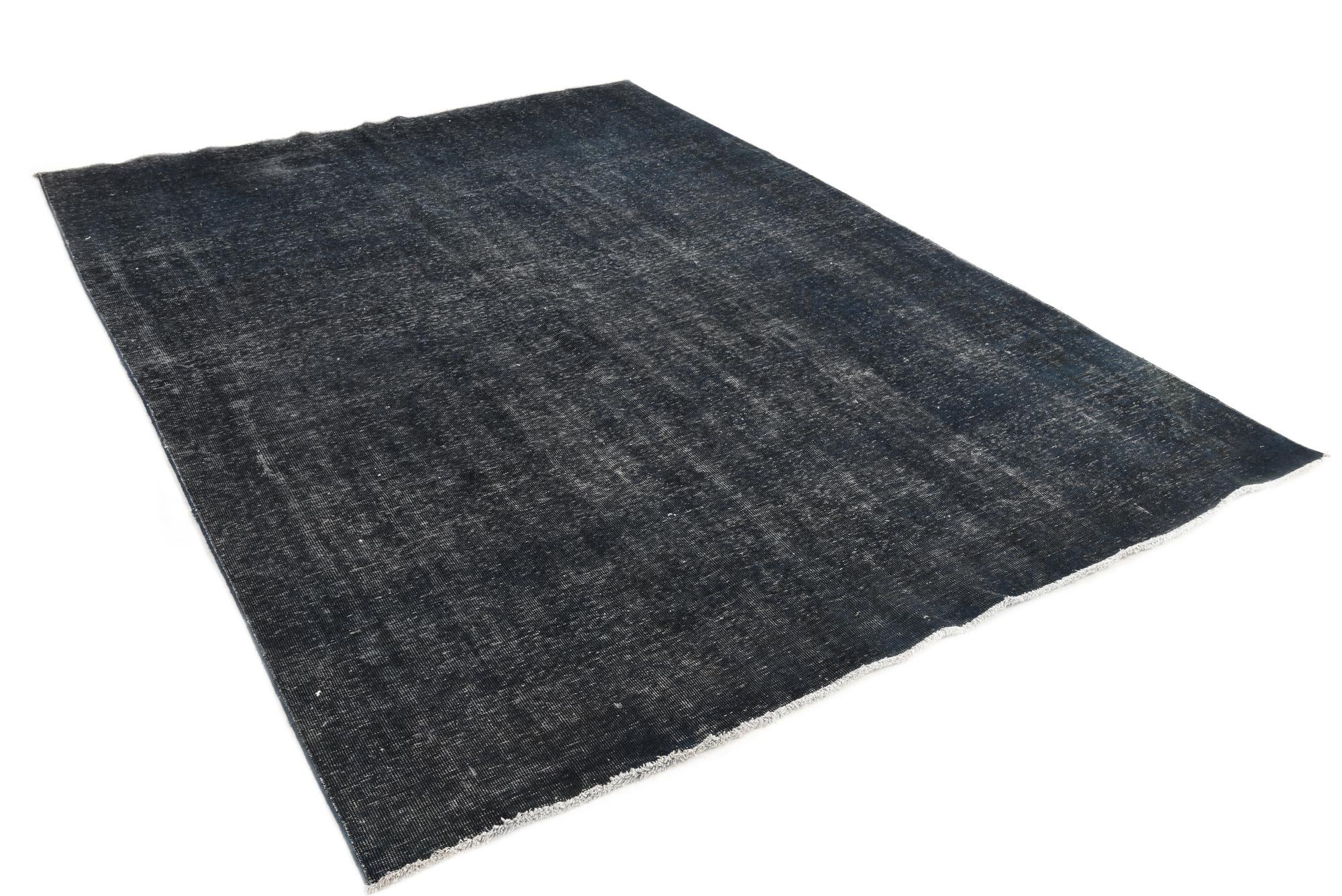 6' 7 x 9' 7 Hand Knotted Ultra Vintage Persian Wool Rug