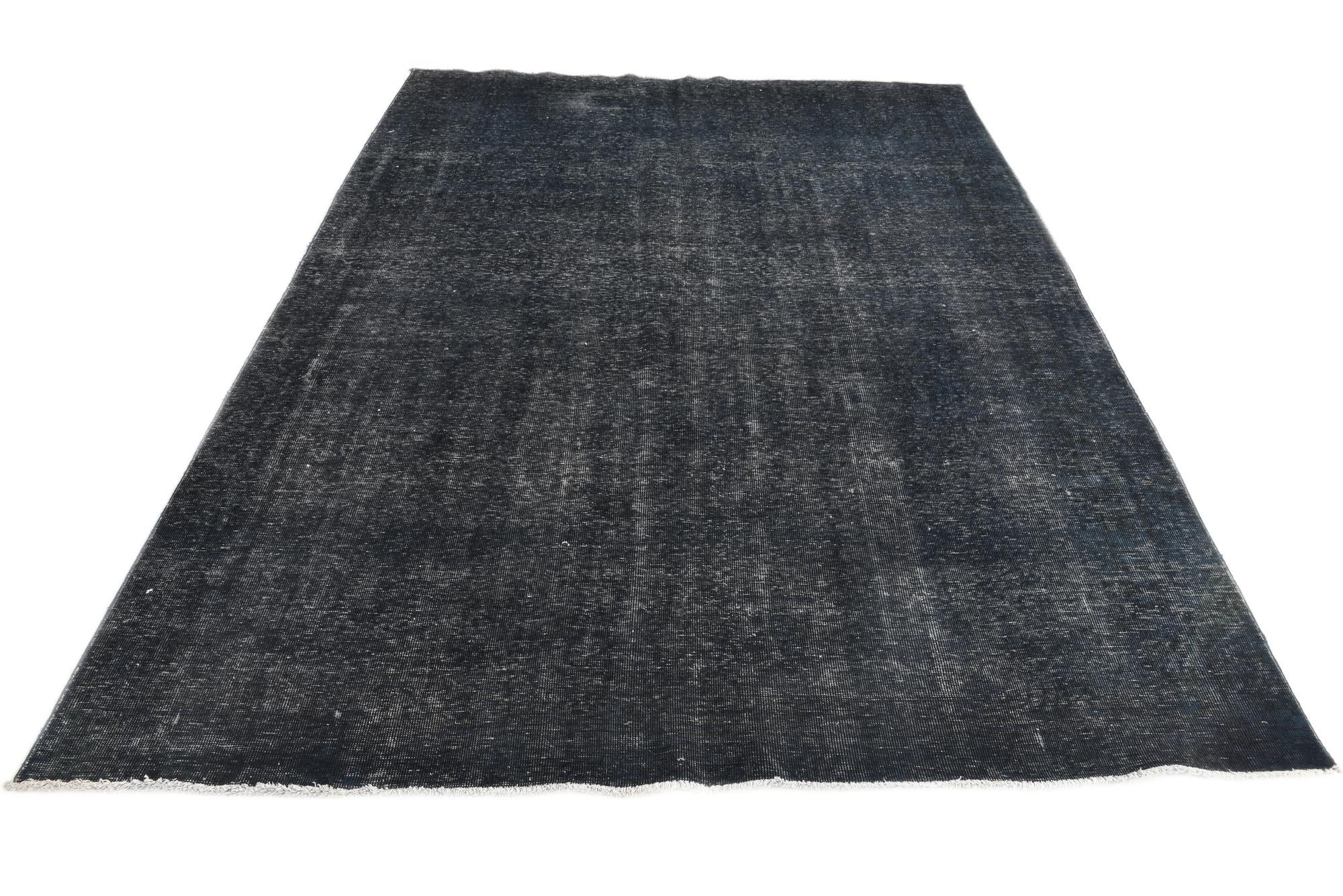 6' 7 x 9' 7 Hand Knotted Ultra Vintage Persian Wool Rug