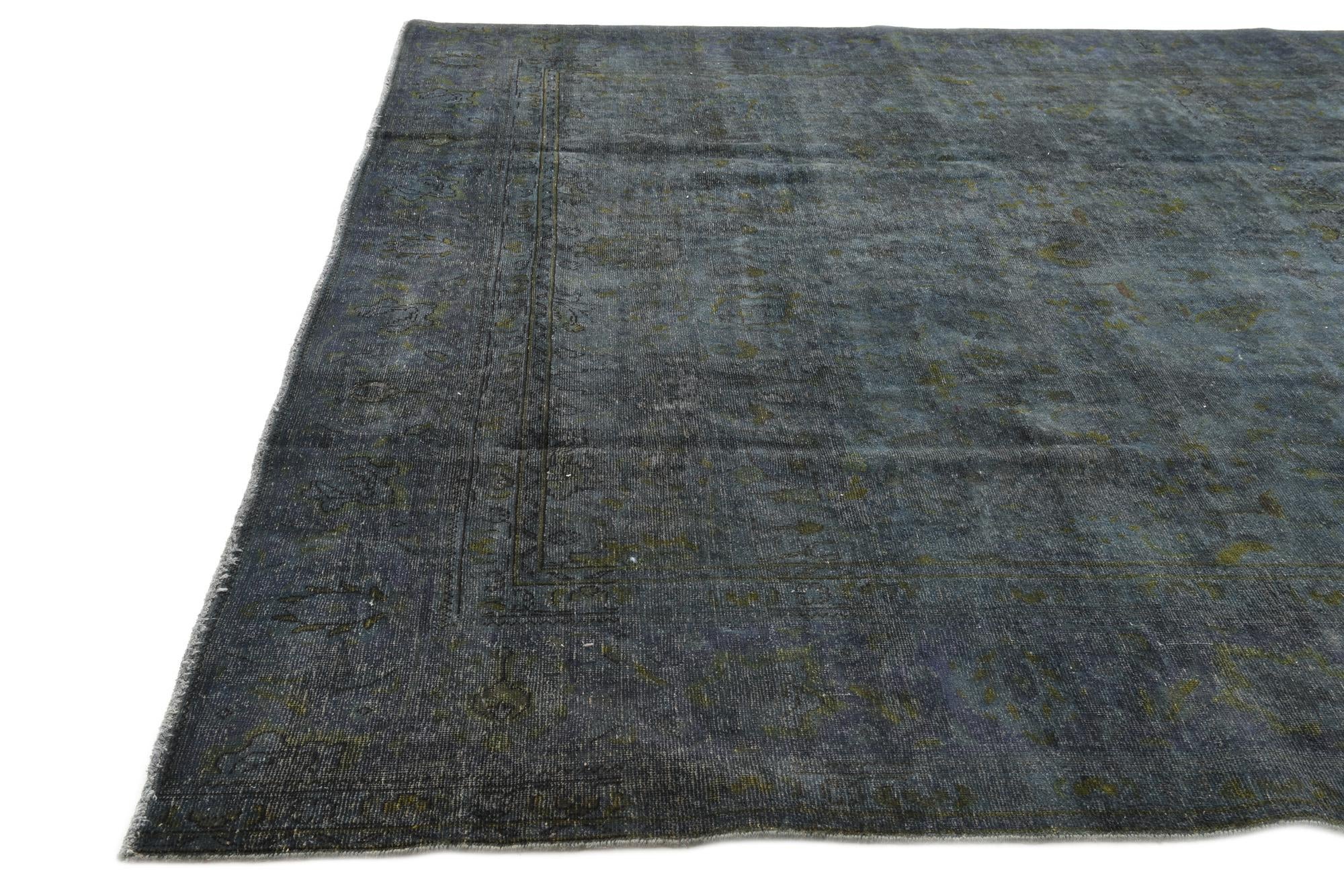 9' 4 x 11' 3 Hand Knotted Ultra Vintage Persian Wool Rug