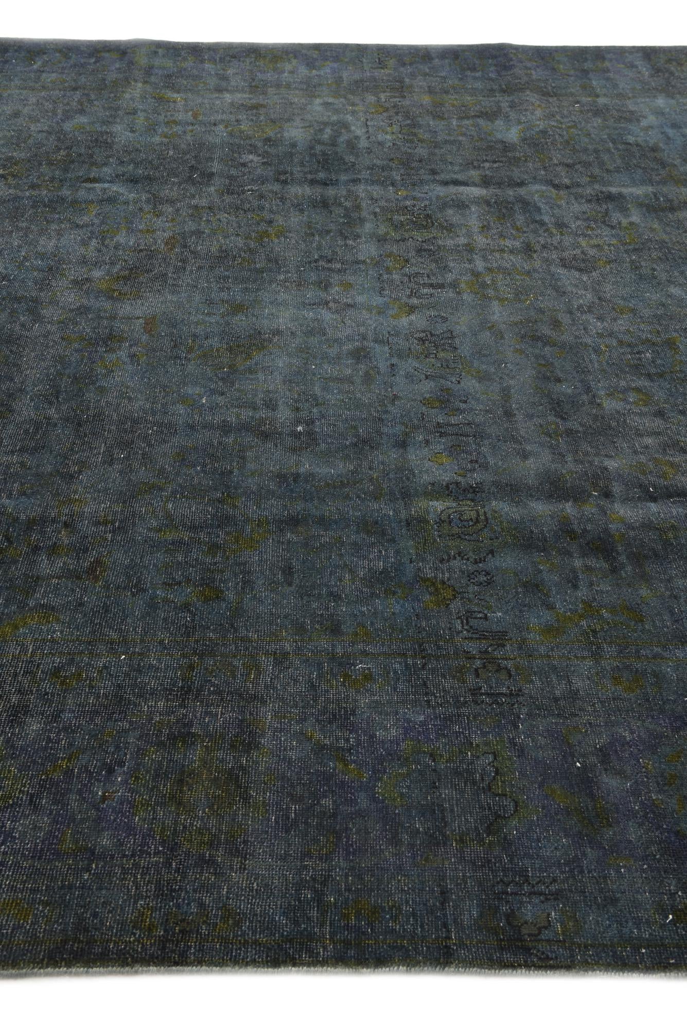 9' 4 x 11' 3 Hand Knotted Ultra Vintage Persian Wool Rug