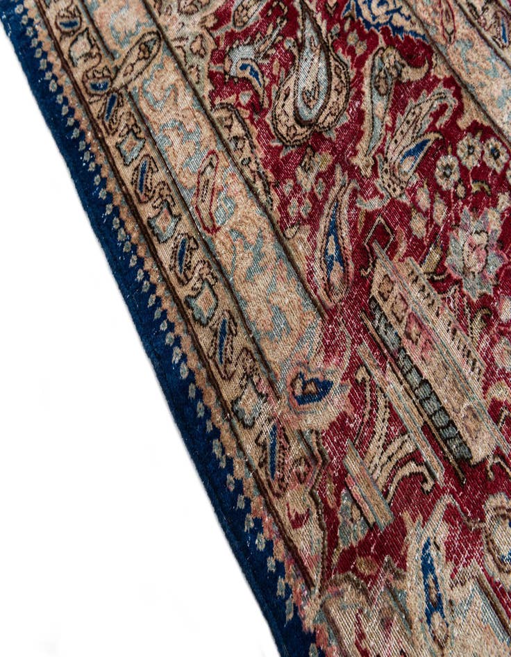 Detail image of 9' 9 x 13'  Hand Knotted Ultra Vintage Persian Wool Rug